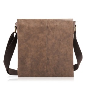 Brązowa torba męska na ramię messenger SP-07-BR
