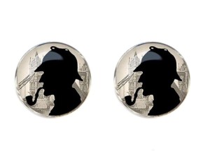 Spinki do mankietów Sherlock Holmes S84-01S
