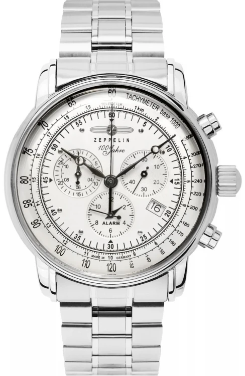 Zegarek Męski ZEPPELIN 100 Jahre Chronograph 7680MB-1 ze stalową bransoletą.jpg
