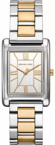 Zegarek damski Michael Kors Essex MK4967 ze srebrno-złotą bransoletą.jpg