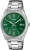 Zegarek męski CASIO MTP-1302PD-3AVEF z zieloną tarczą i srebrną bransoletą.jpg