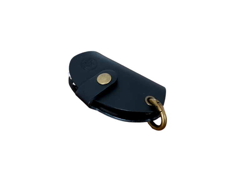 Etui na klucze Rockleather z okuciami w kolorze starego złota