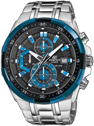 Zegarek męski CASIO EDIFICE EF-539D-1AVUDF z czarną tarczą i stalową bransoletą.jpg